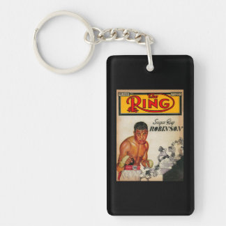 The Ring Magazine Cover 2 Keychain