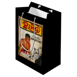 The Ring Magazine Cover 2 Medium Gift Bag