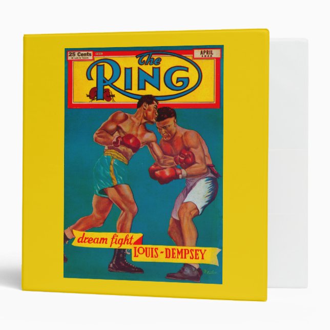 The Ring Magazine Cover Binder (Front/Inside)