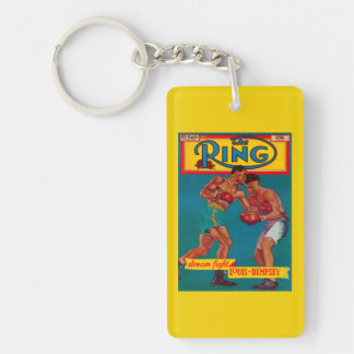 The Ring Magazine Cover Keychain