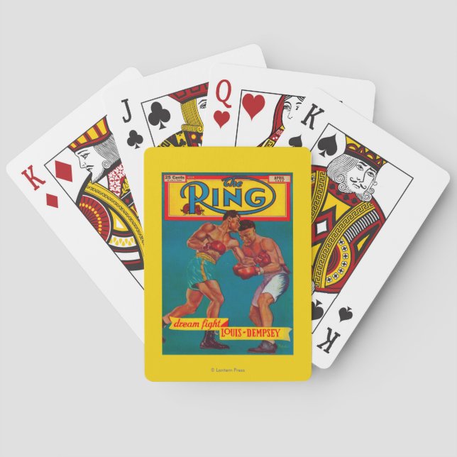 The Ring Magazine Cover Playing Cards (Back)