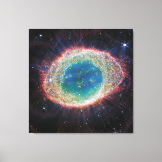 The Ring Nebula | JWST NIRCam | Space Canvas Print