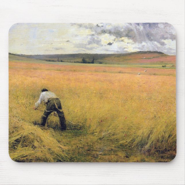 The Ripened Wheat Mouse Pad (Front)