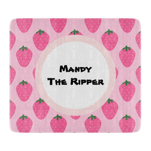  The Ripper: Personalized Food Slayer Cutting Board (Front)