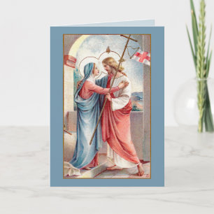 The Risen Christ Greets His Mother (MH01)  Card
