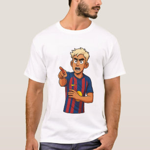 The Rising Star   Stylish Anime Footballer Tee