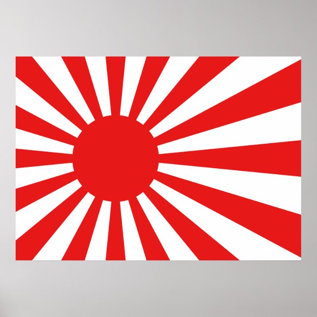 The Rising Sun Flag Poster (Front)