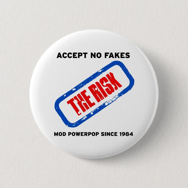The Risk - Mod Powerpop 2 Inch Round Button (Front)