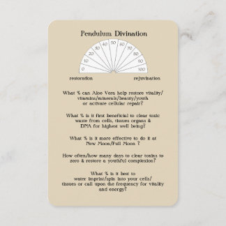 The Ritual, Divination & Healing Cards - Aloe Vera