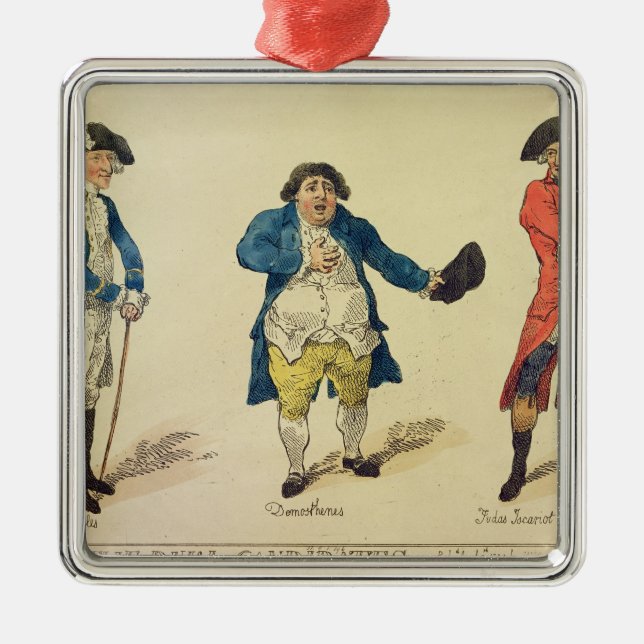 The Rival Candidates Metal Ornament (Front)