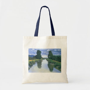 The River at Berville by Felix Vallotton, Fine Art Tote Bag