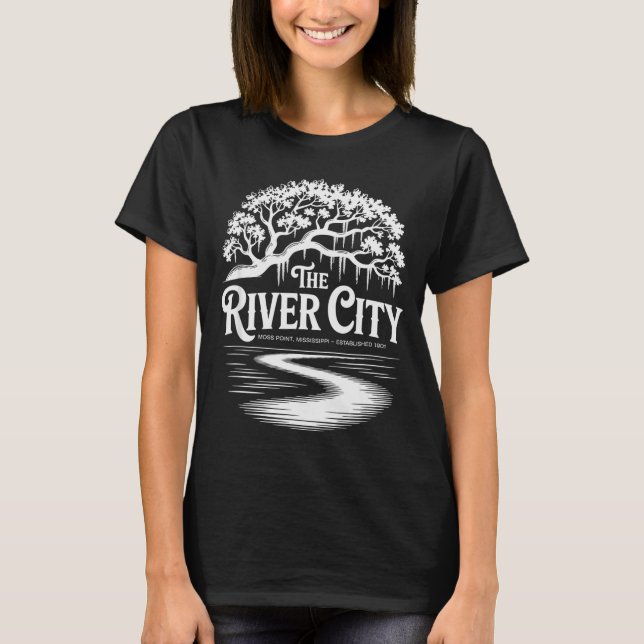 The River City Moss Int Live Oak Est. 1901  T-Shirt (Front)