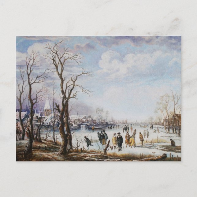 The river in winter Postcard (Front)