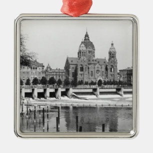 The river Isar at Munich, c.1910 Metal Ornament