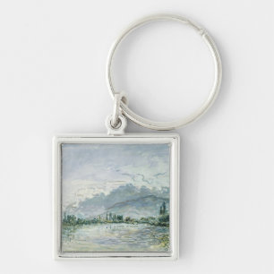 The River Isere at Grenoble, 1877 Keychain