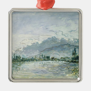 The River Isere at Grenoble, 1877 Metal Ornament