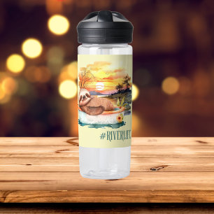 The River Life Sloth Summer Fun Water Bottle