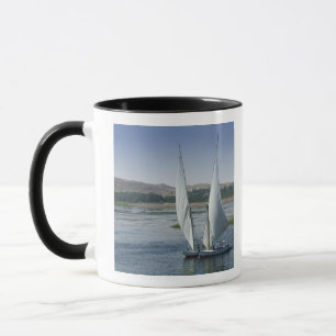 The River Nile and sailing boats used as Mug