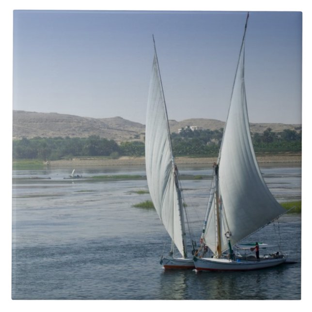 The River Nile and sailing boats used as Tile (Front)