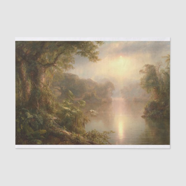 The River of Light,  Frederic Edwin Church  Tissue Paper (Front)