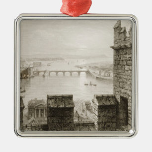 The River Shannon and Limerick Metal Ornament