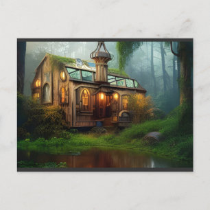 The River Workshop Steampunk Postcard