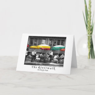 The Riverwalk in San Antonio, Texas Card