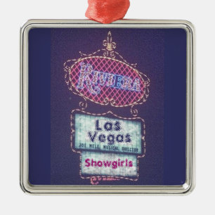 The Riviera Hotel Las Vegas Metal Ornament
