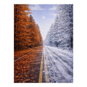 The Road Between Seasons – Time and Choice Poster