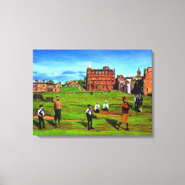 The Road Hole at Saint Andrews Canvas Print (Front)