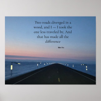 The Road Less Traveled Poster
