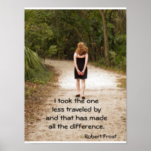 the road less travelled poster