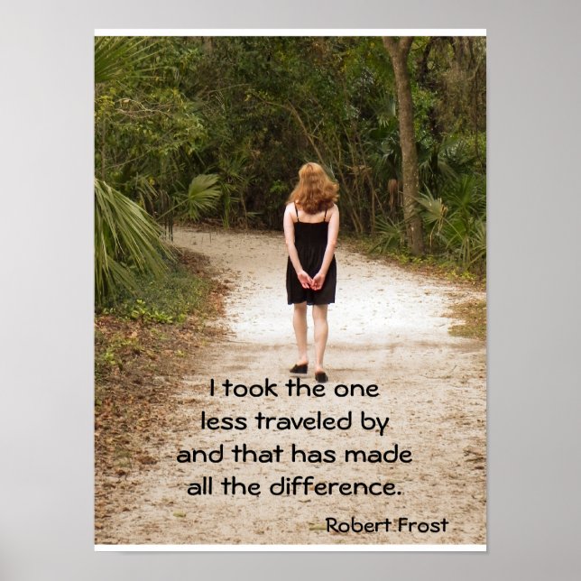 the road less travelled poster (Front)