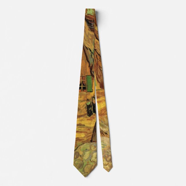 The Road Menders by Vincent van Gogh Tie (Front)
