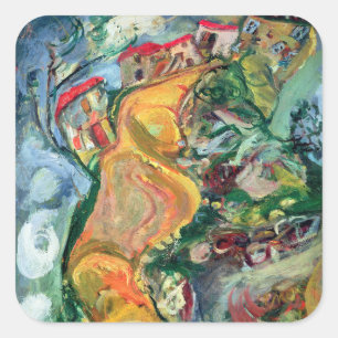 The Road to Cagnes, 1924 Square Sticker
