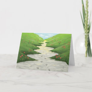 The Road To Heaven... Pet Sympathy Card