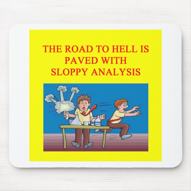 the road to hell mouse pad (Front)
