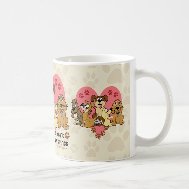 The Road To My Heart Dogs Coffee Mug (Right)