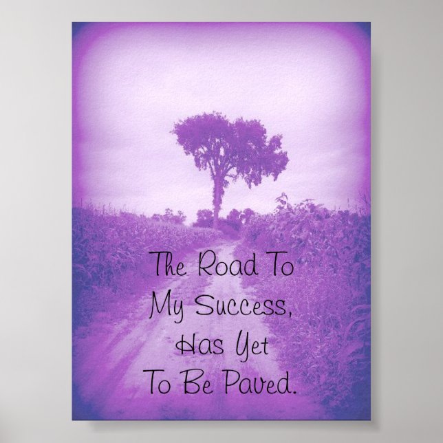 The Road To My Success Poster (Front)