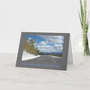 The Road to Recovery Autumn Get Well Template