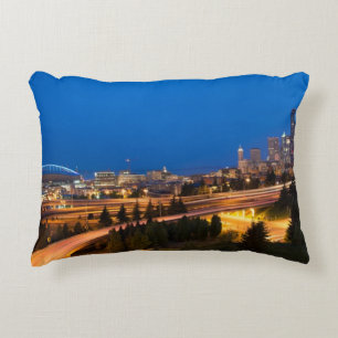The road to Seattle Decorative Pillow