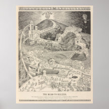 The Road to Success Poster