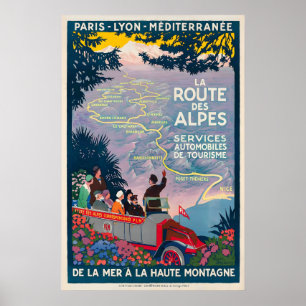 The Road to the Alps Car Tourism Services From the Poster