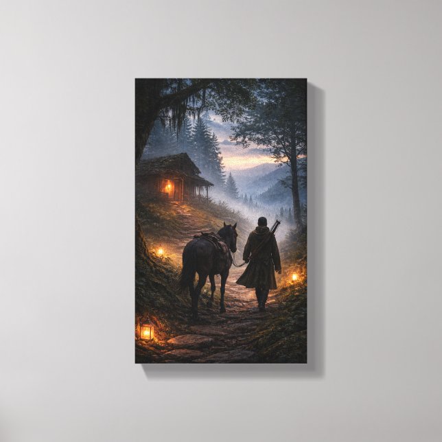 The Road to the Quiet Light Canvas Print (Front)