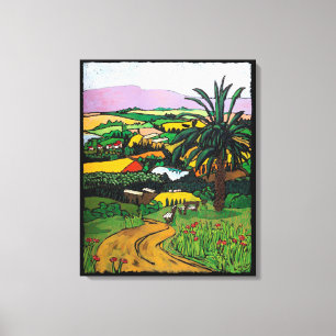 The Road to the Sea of Galilee by Jonathan Kis-Lev Canvas Print