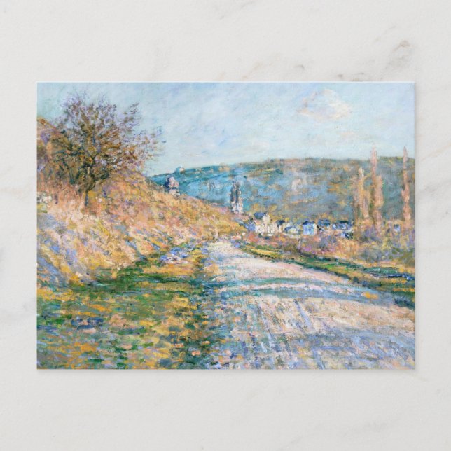 The Road to Vétheuil | Claude Monet Postcard (Front)