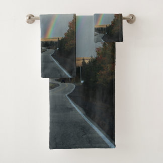 The Road Under the Rainbow Bath Towel Set