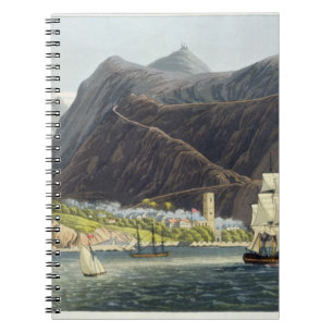 The Roads, St. Helena, engraved by Robert Havell ( Notebook