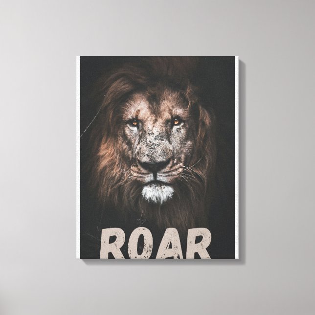 The Roar of Power Canvas Print (Front)