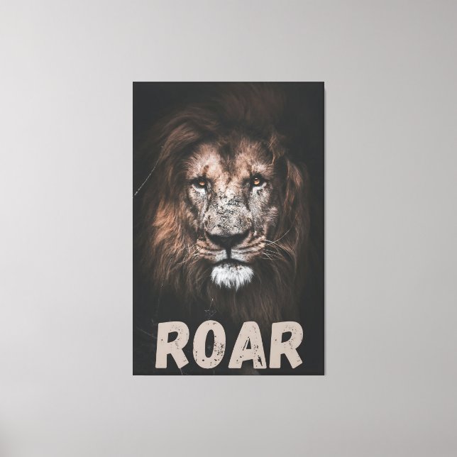 The Roar of Power Canvas Print (Front)